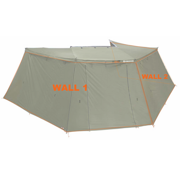 CO-Peregrine 270 Left 1.0 Wall Set (W1+W2 Fits 5 Arm Awnings)